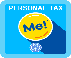 Image showing a personal tax sign